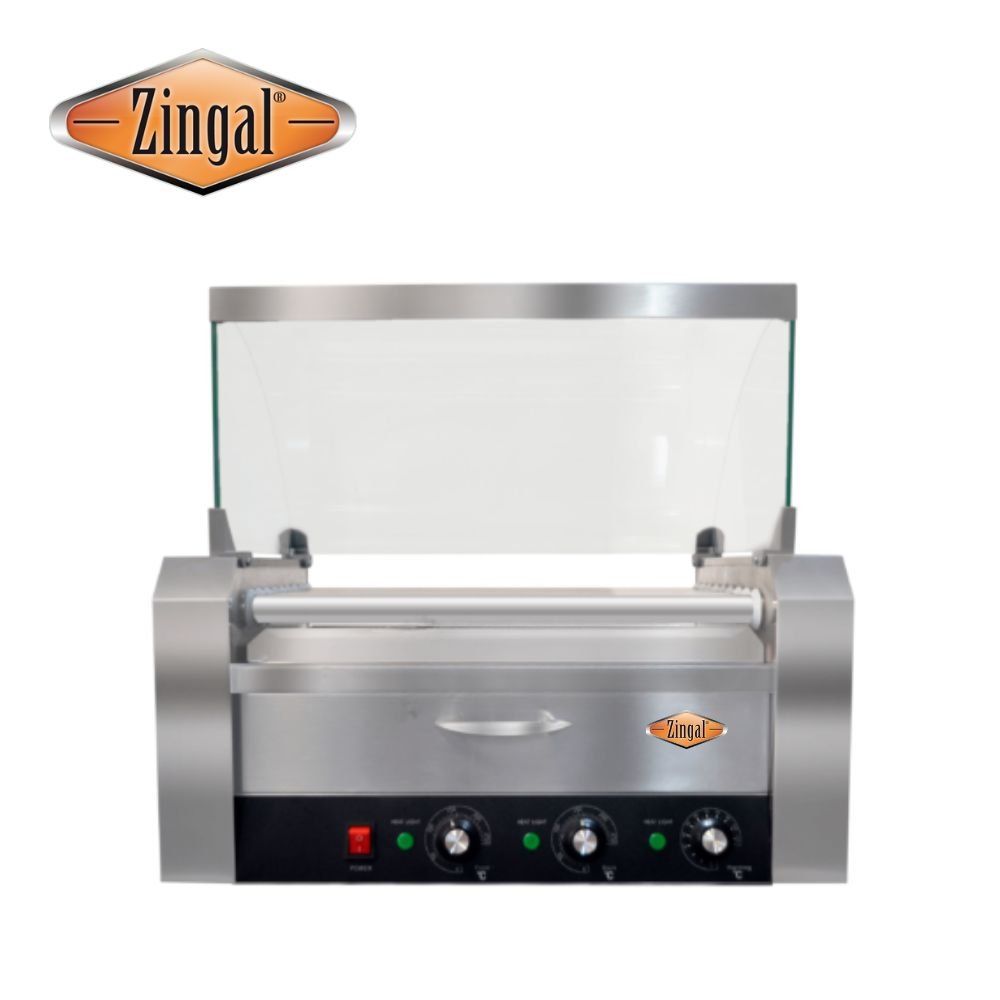 ASADOR DE SALCHICHAS DE 9 RODILLOS CON BODEGA