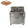 FREIDORA INDUSTRIAL DE 2 TANQUES INDEPENDIENTES ZINGAL
