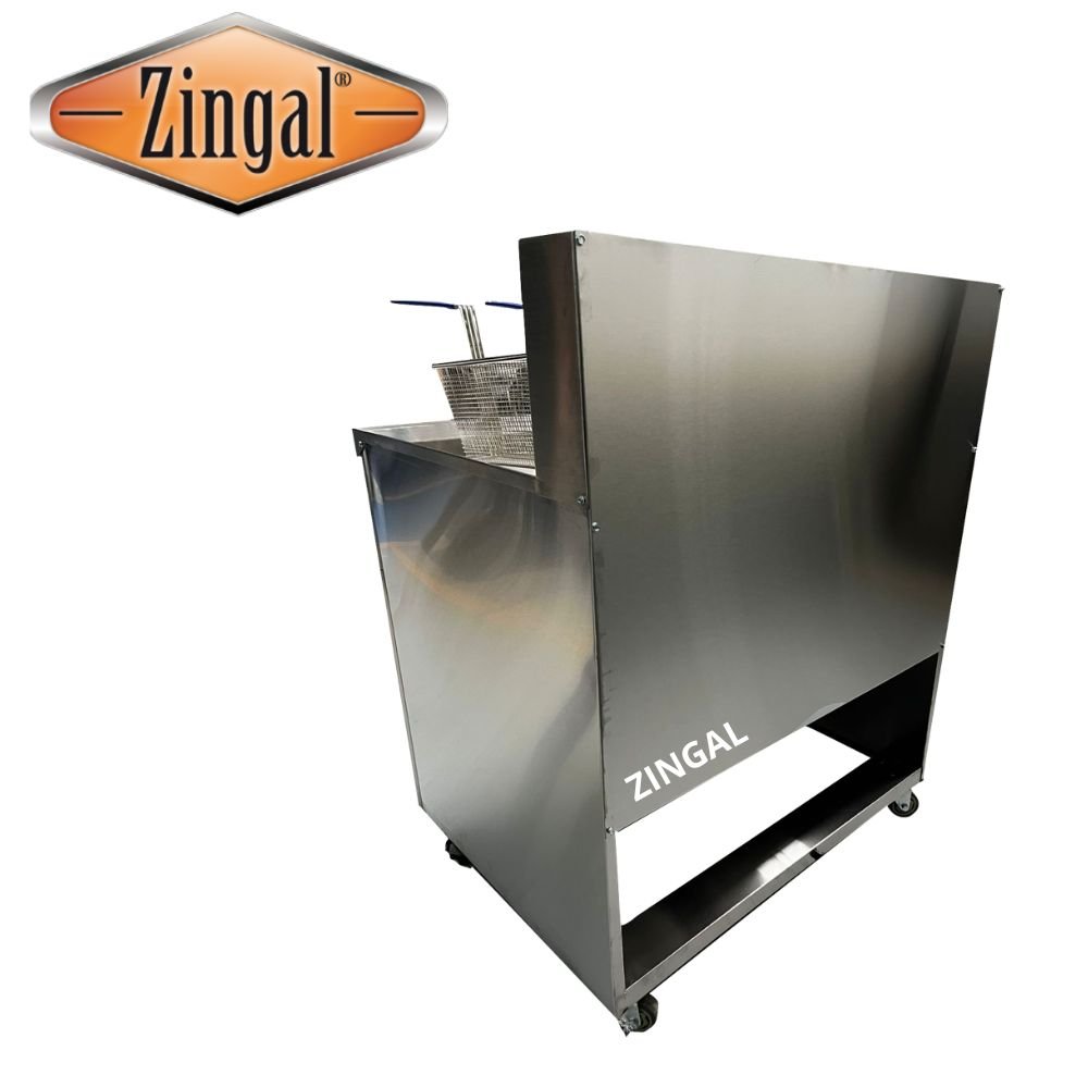 FREIDORA INDUSTRIAL DE 2 TANQUES INDEPENDIENTES ZINGAL 2