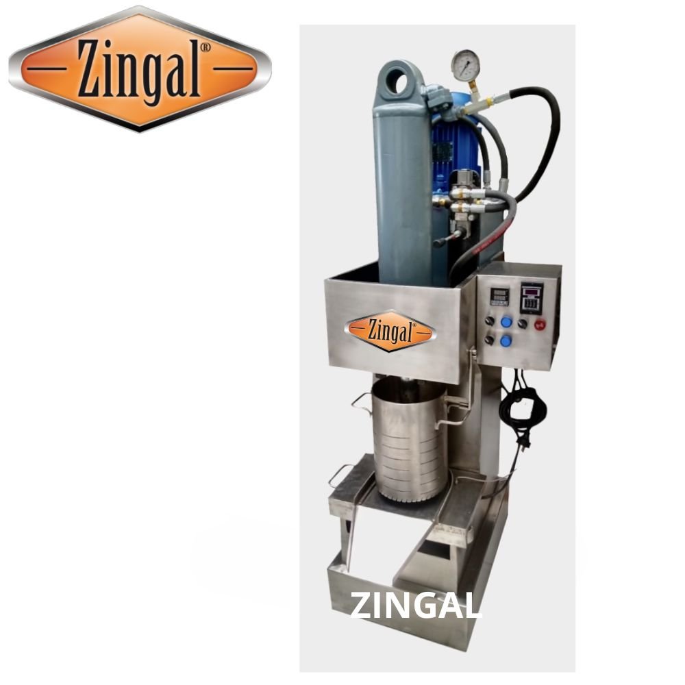 PRENSA EXTRACTORA DE MANTECA DE CACAO Y ACEITES VEGETALES PARA 6 KG / REF: CH30 - ZINGAL