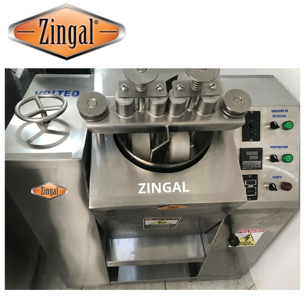 refinador de rodillos zingal 6