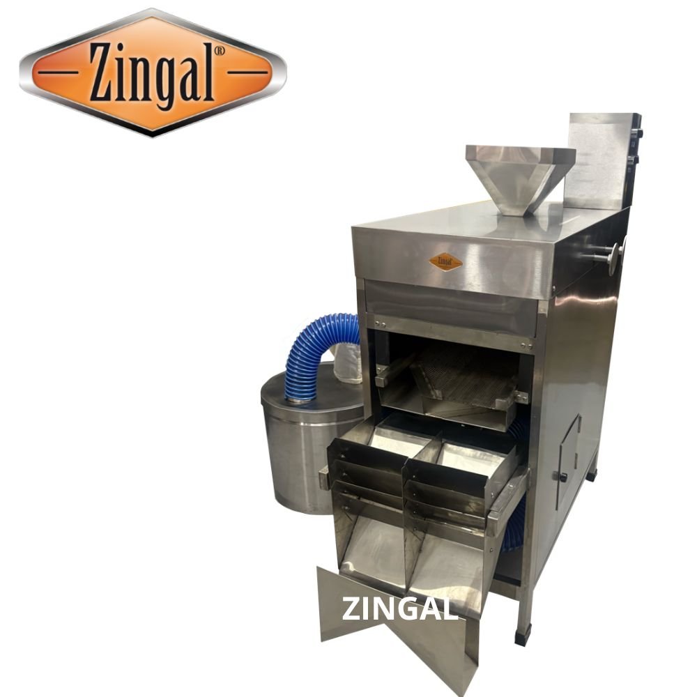 DESCASCARILLADORA PARA CACAO DE 80-100 KG/HORA CON ZARANDA CLASIFICADORA / REF: CH38 - ZINGAL